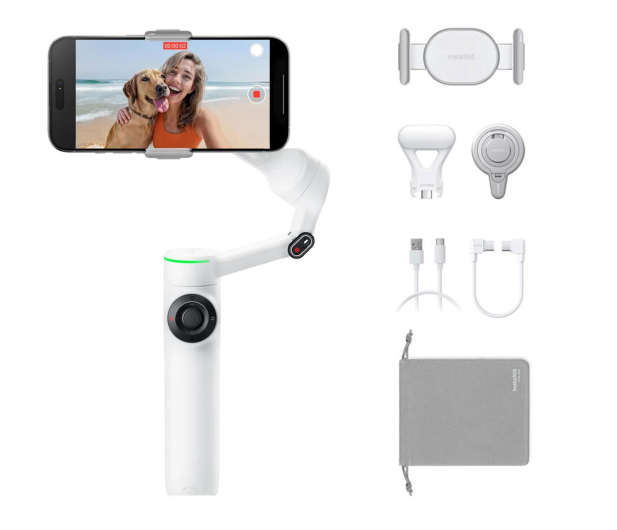 Insta360 Flow 2 Pro Creator Bundle (biały) - 1323277 - zdjęcie